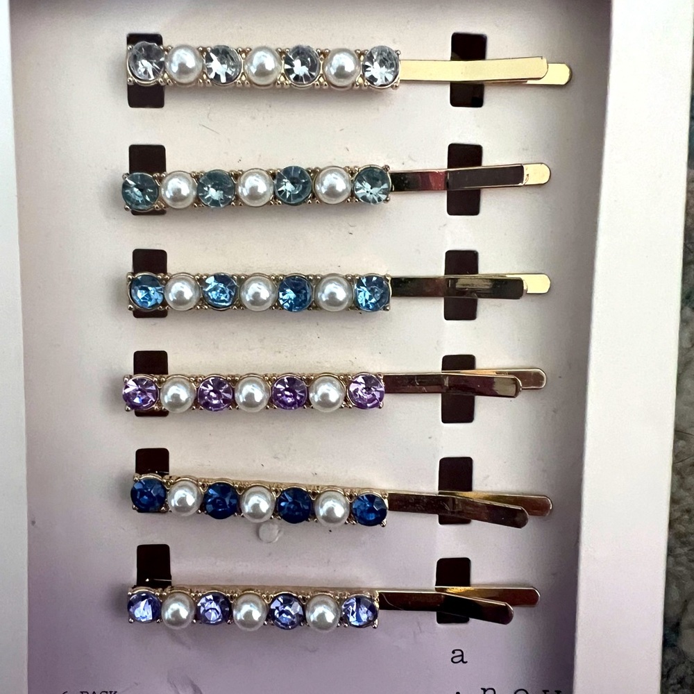 6 Pack Bobby Pins -Hair Accessories